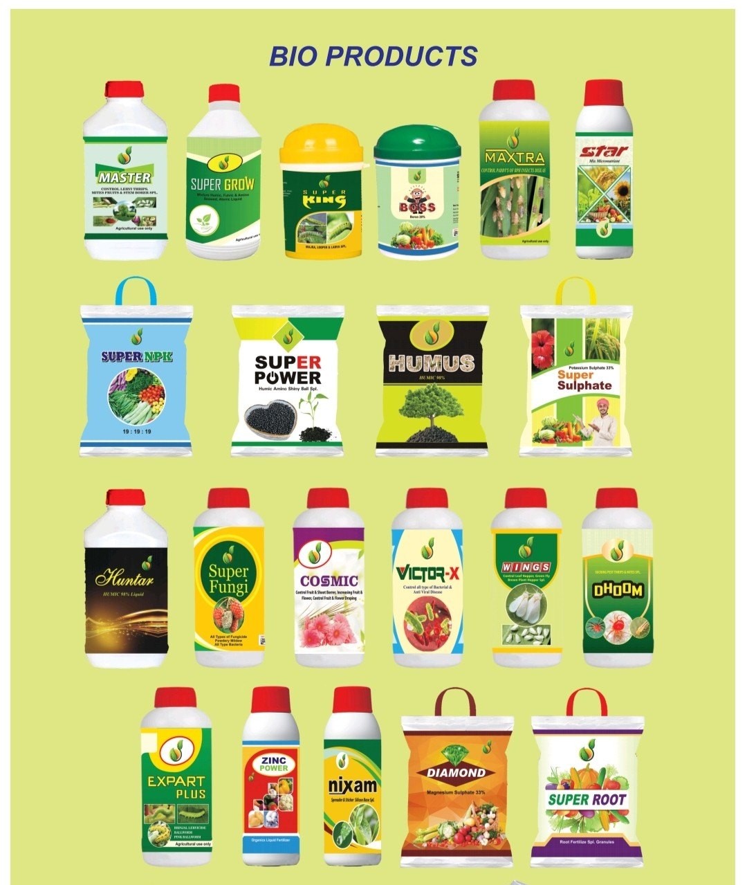 जैव उत्पाद (Bio Products) category